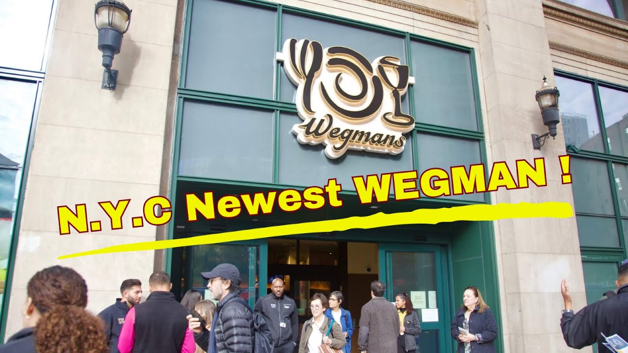 WALK THROUGH THE NEW WEGMANS IN NEW YORK CITY.