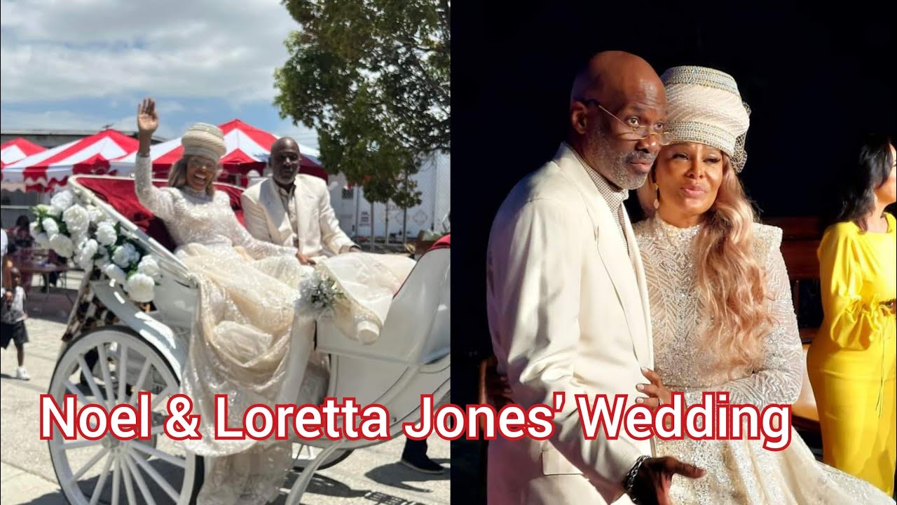 🎉🎉 CONGRATS: Bishop Noel and Loretta Jones' blissful wedding 👌🎉 #wedding