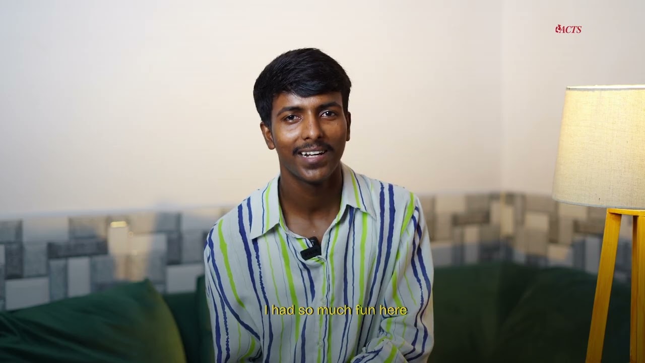 ACTS Student Testimonial - Sagar