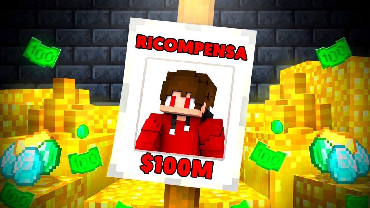 MI SONO TRASFORMATO nel GIOCATORE PIÙ RICERCATO del MIO SERVER MINECRAFT!