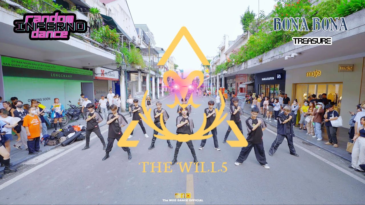 [KPOP IN PUBLIC | RANDOM DANCE INFERNO] TREASURE - 'BONA BONA Dance Cover By The Will5 From VIETNAM