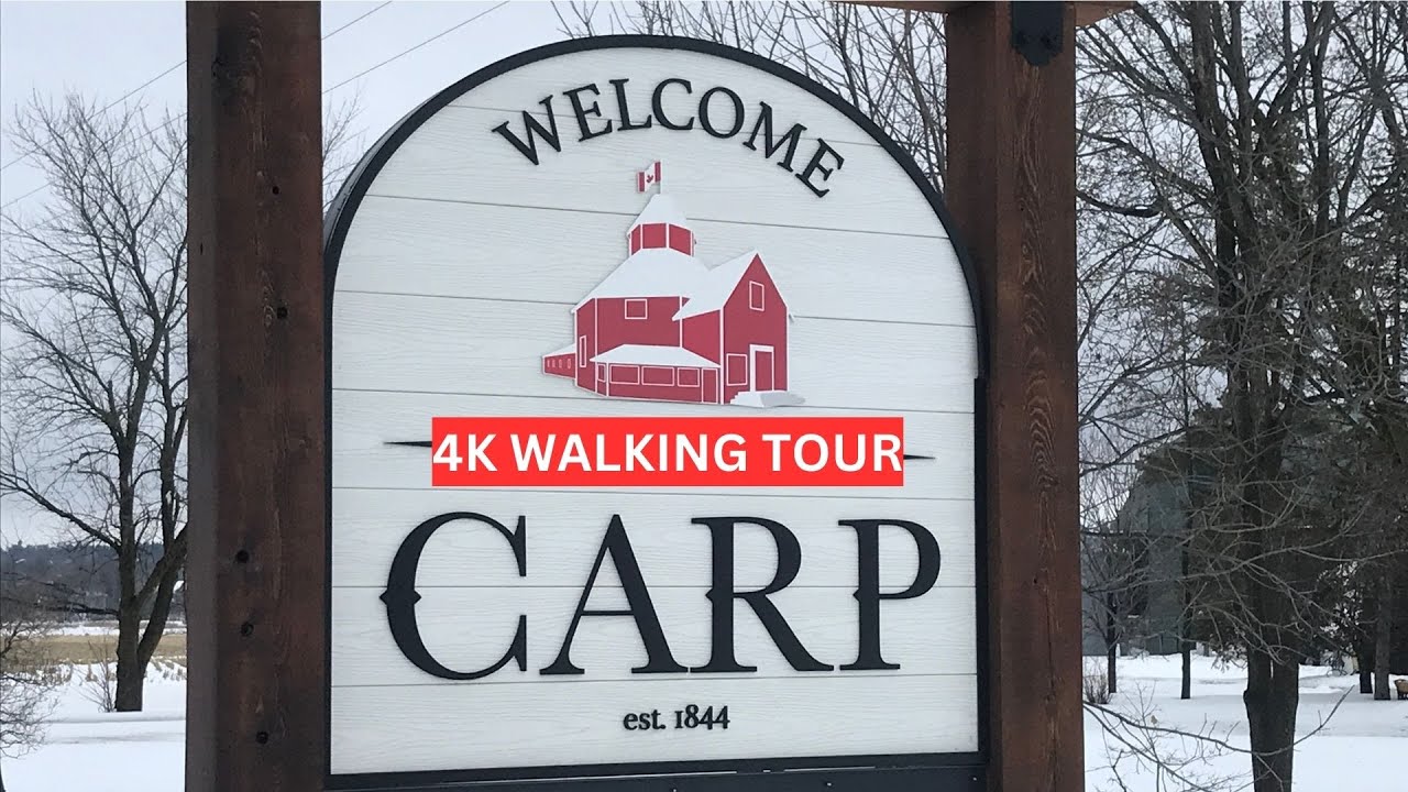 Carp Village Ottawa Ontario Canada 4K Walking Tour | A Small Town Near Ottawa | 4K Walking Tours