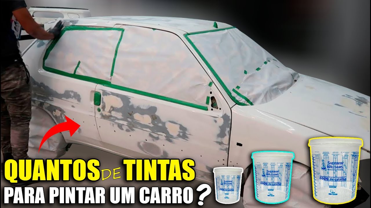 QUANTOS DE TINTA PRECISO PARA PINTAR MEU CARRO?