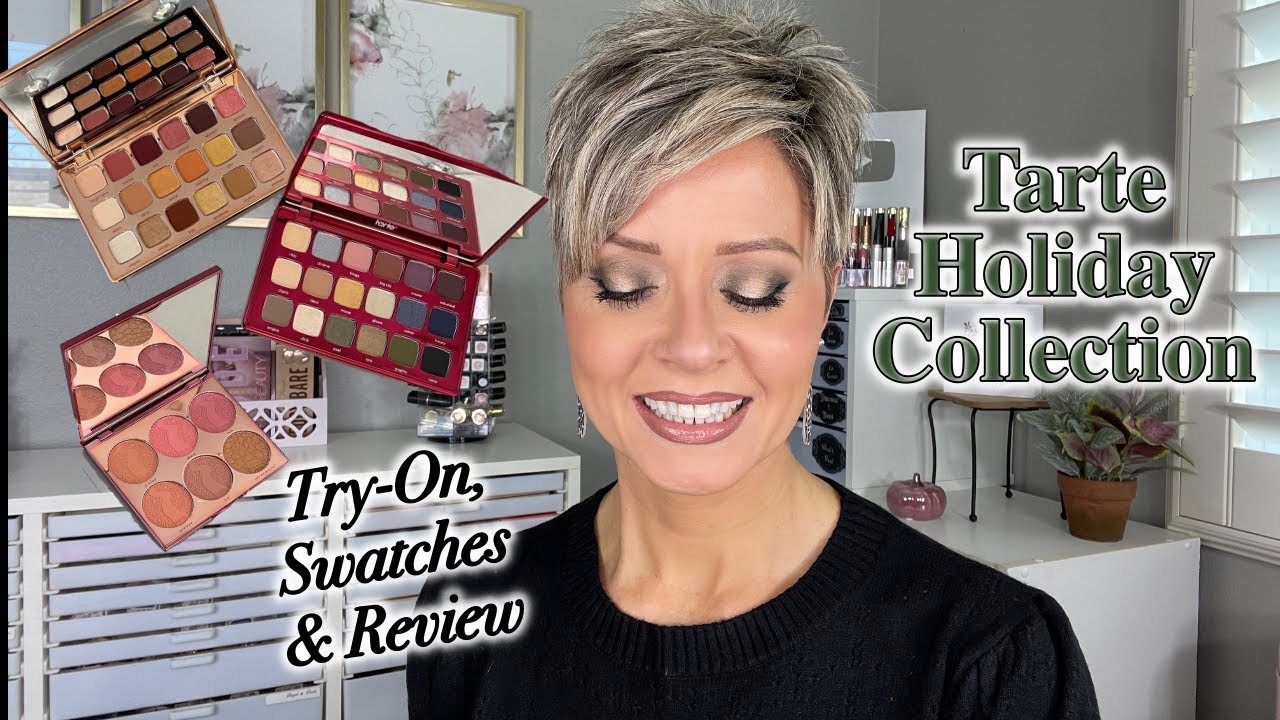 Tarte HOLIDAY Collection Try-On & Review ~ Gilded Glamour & Precious Gems