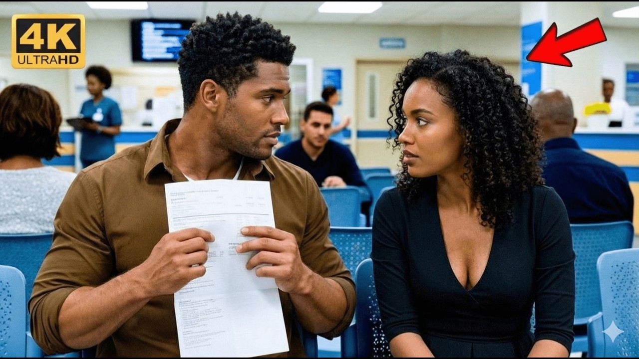 Black Single Dad Waiting for Test Results Alone — Until CEO Whispered: 