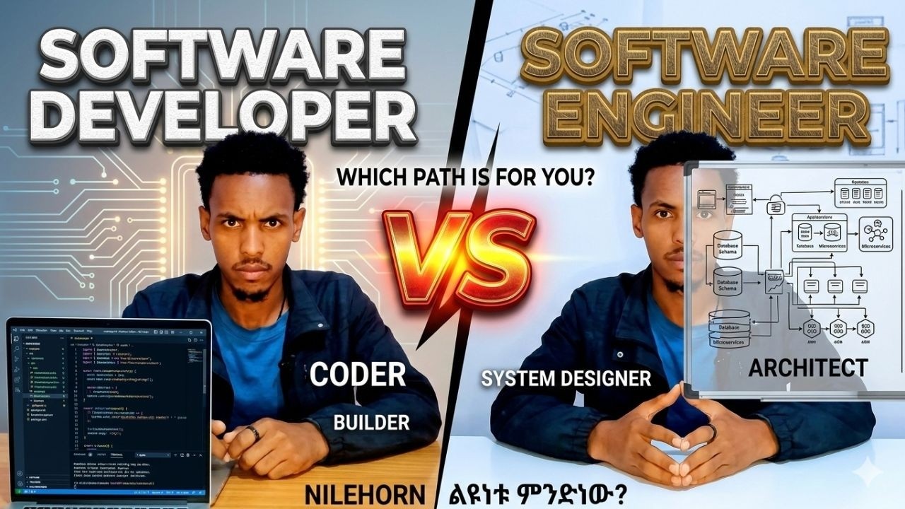 Software Developer vs. Software Engineer: What’s the REAL Difference? ልዩነታቸው ምንድነው?