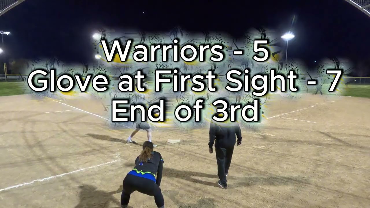 Warriors vs Glove at First Sight on Feb 3,2026 - Adult Slow-pitch Softball