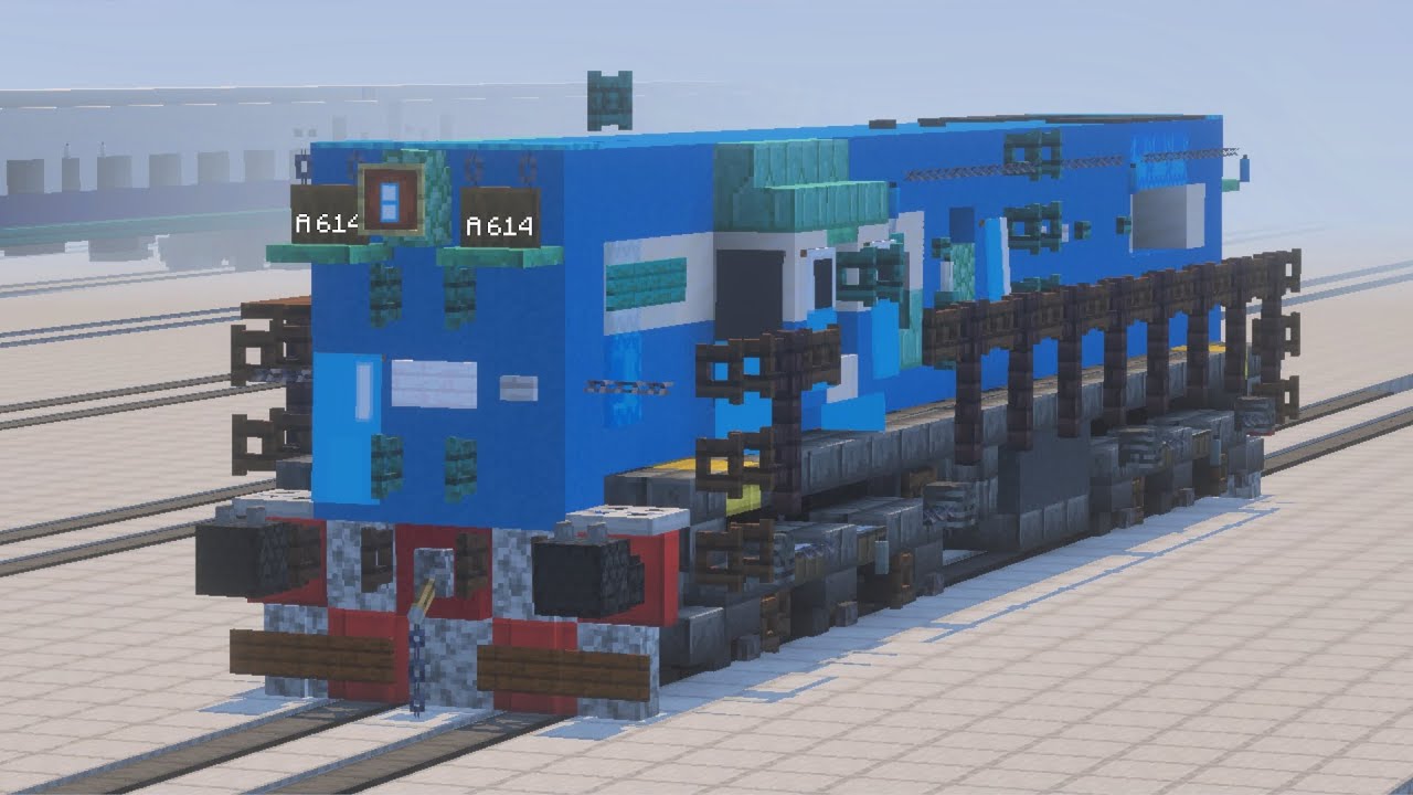 Minecraft EMD G12W de Trenes Argentinos - Tutorial