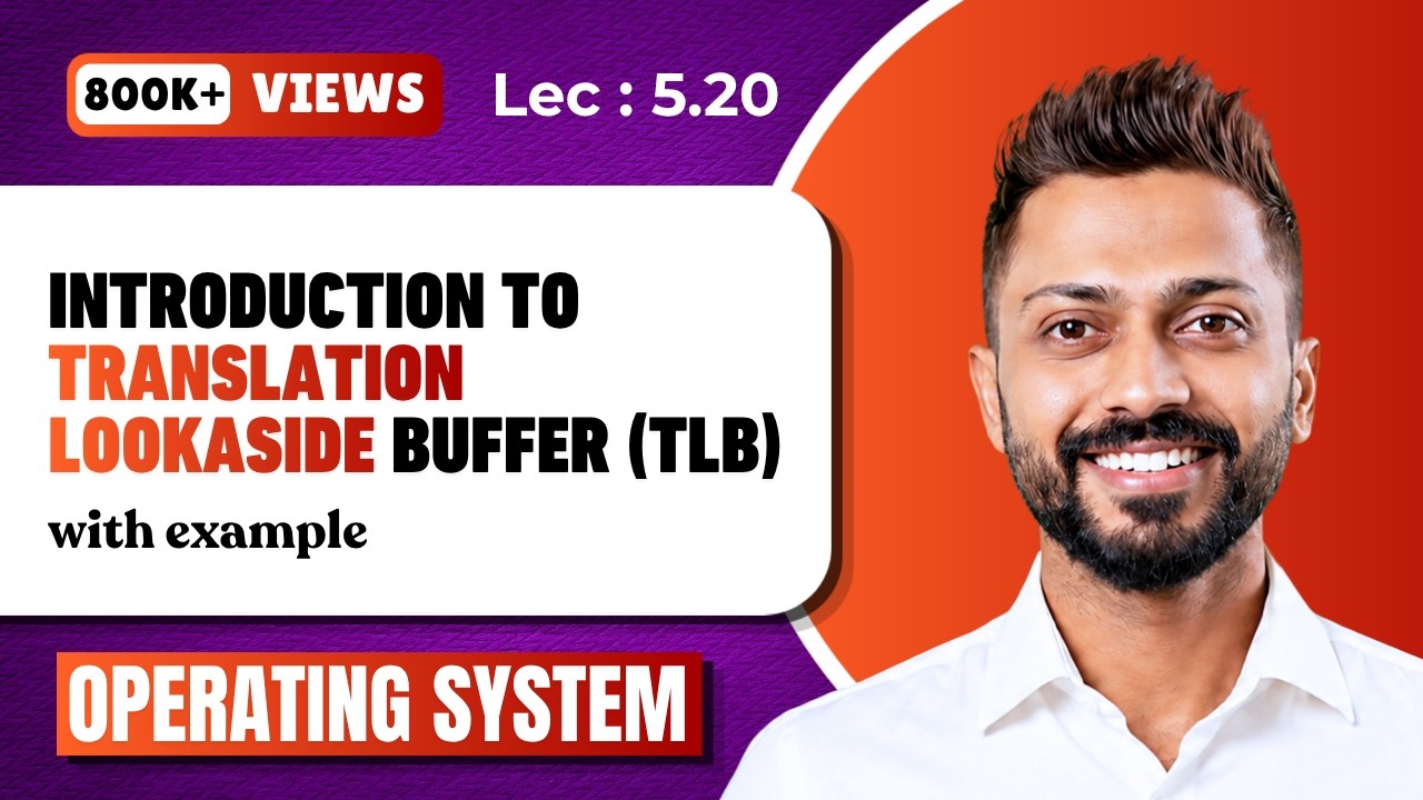 L-5.20: Translation Lookaside Buffer(TLB) in Operating System in Hindi