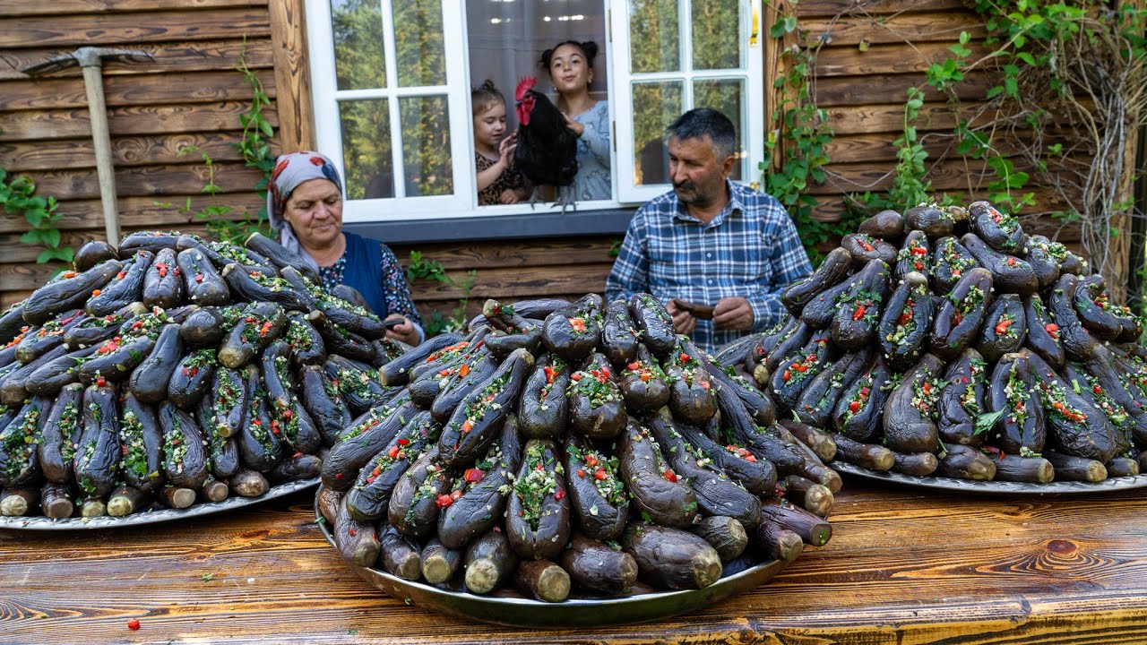 Соленья из Фаршированных Баклажанов на Зиму