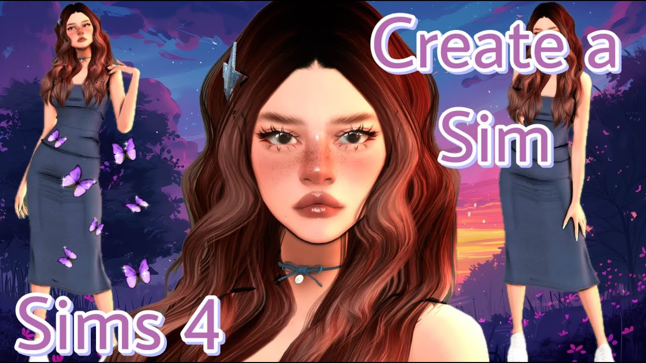 Sims 4 ♡ | Create a Sim ˚₊‧꒰ა 🍇 ໒꒱ ‧₊˚ | All CCs and TrayFiles ✧