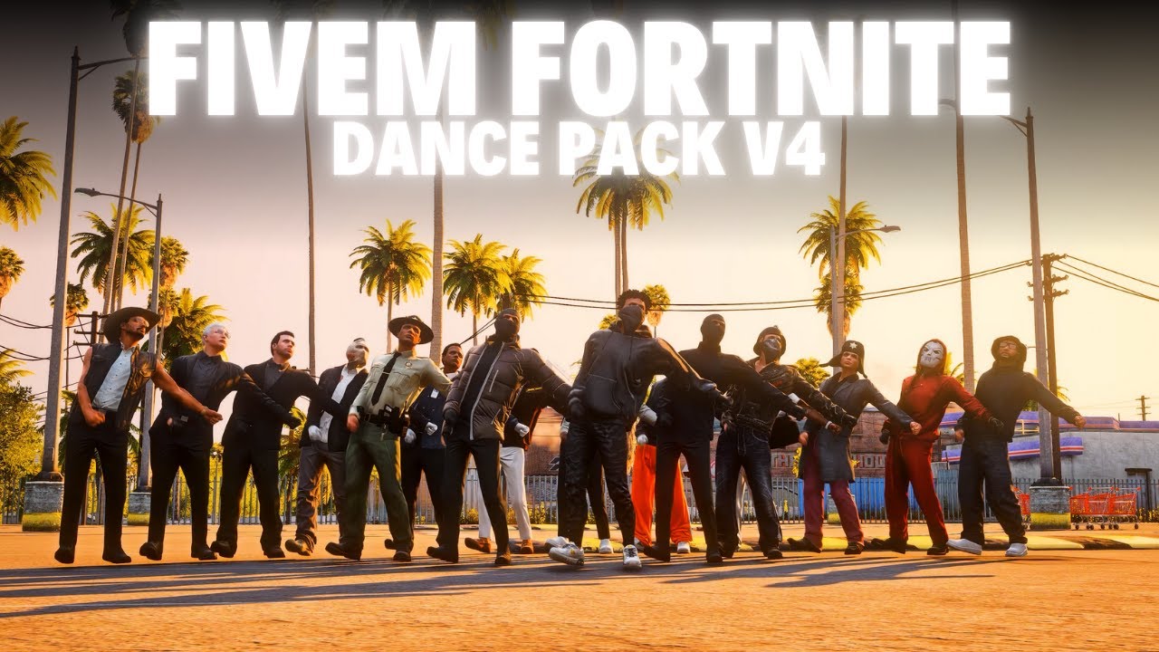 New Fortnite FiveM Dance Emote Pack V4 (Jabba Switchway, Starlit and more)