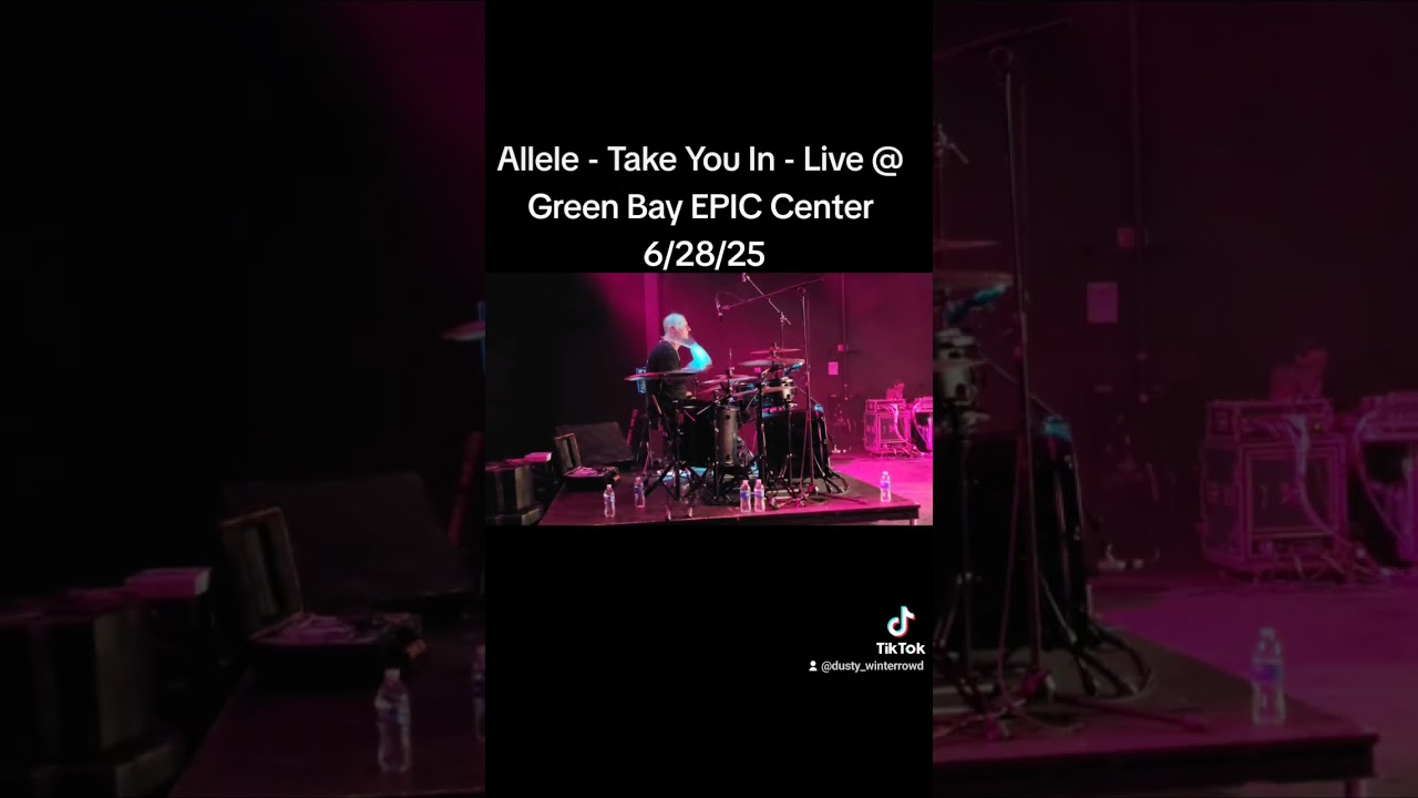 Dusty Winterrowd of Allele performing 'Take You In'at the EPIC Event Center in Green Bay Wi. 6/28/25