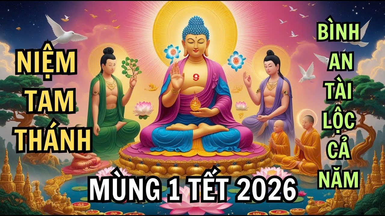 Nghe Niệm Phật A Di Đà Tết 2026 – Cầu Bình An, May Mắn, Vạn Sự Như Ý Ngay Tại Nhà