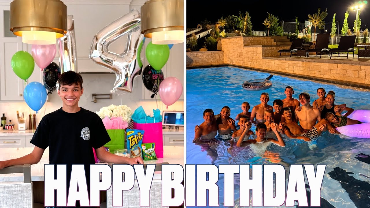 HAPPY BIRTHDAY KREW BINGHAM | WET AND WILD ALL NIGHT POOL PARTY