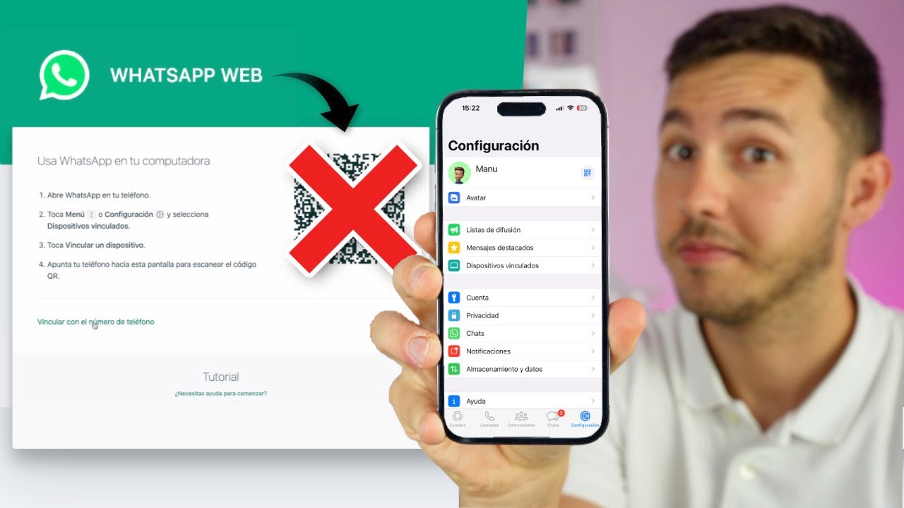 Как использовать WhatsApp Web без сканирования QR-кода, ОФИЦИАЛЬНЫЙ метод 👈