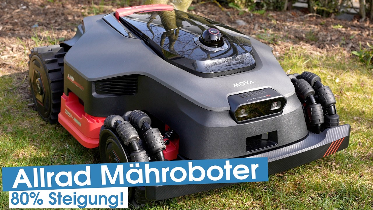 MOVA LidaX Ultra AWD - Allrad Mähroboter mit LiDAR & perfektem Kantenschnitt? Unboxing & Features