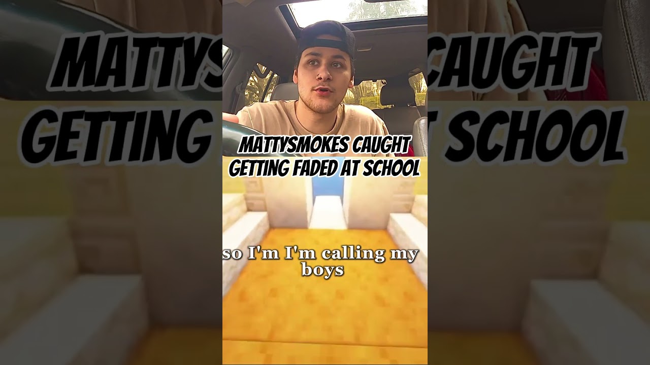 Mattysmokes caught getting faded
