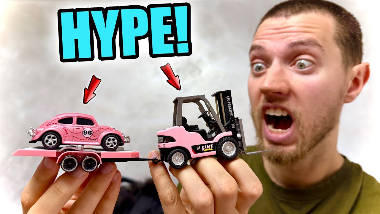 Wie kann dieser Mini GABELSTAPLER mit ANHÄNGER so GUT SEIN?
