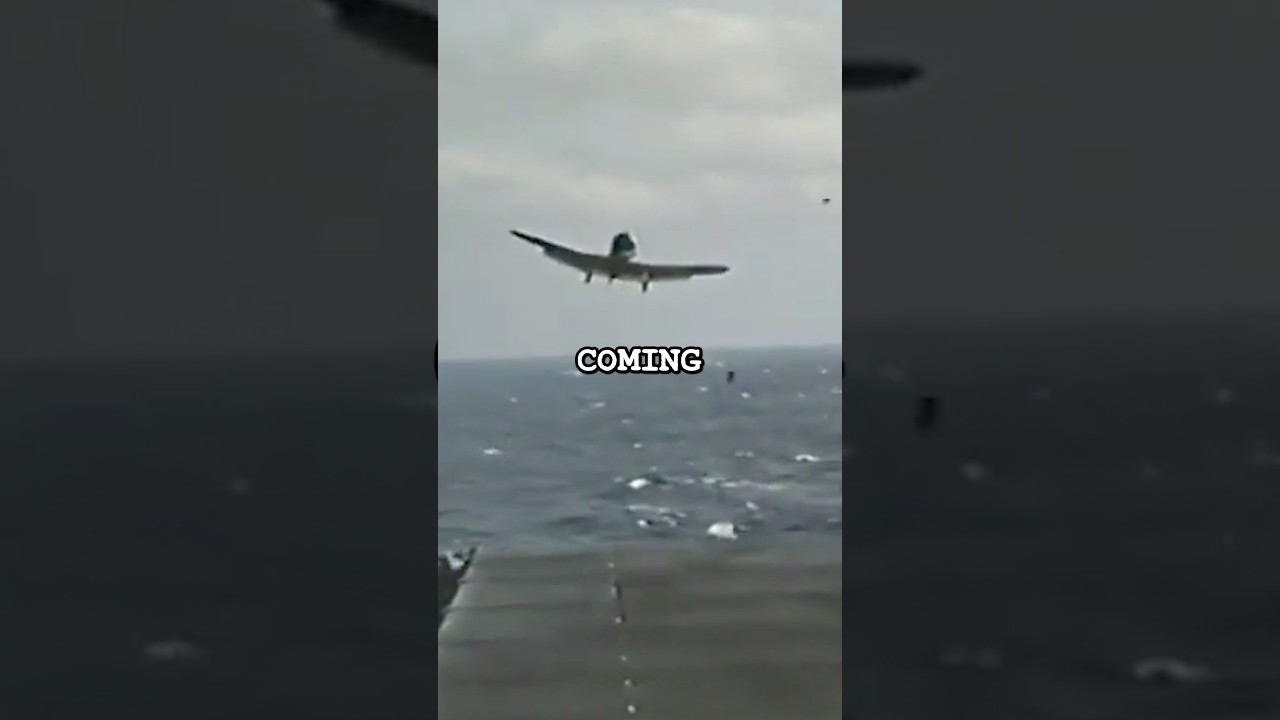Enemy Pilot Lands on US Aircraft Carrier