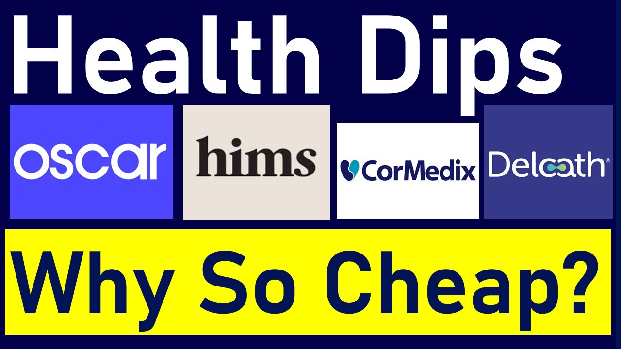 Health Stocks Tank! Some Great Quarters, Even Better Valuations... OSCR, HIMS, CRMD & DCTH