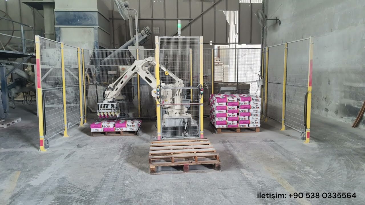 Pi Robotik-Robotik Torba Paletleme Otomasyonu