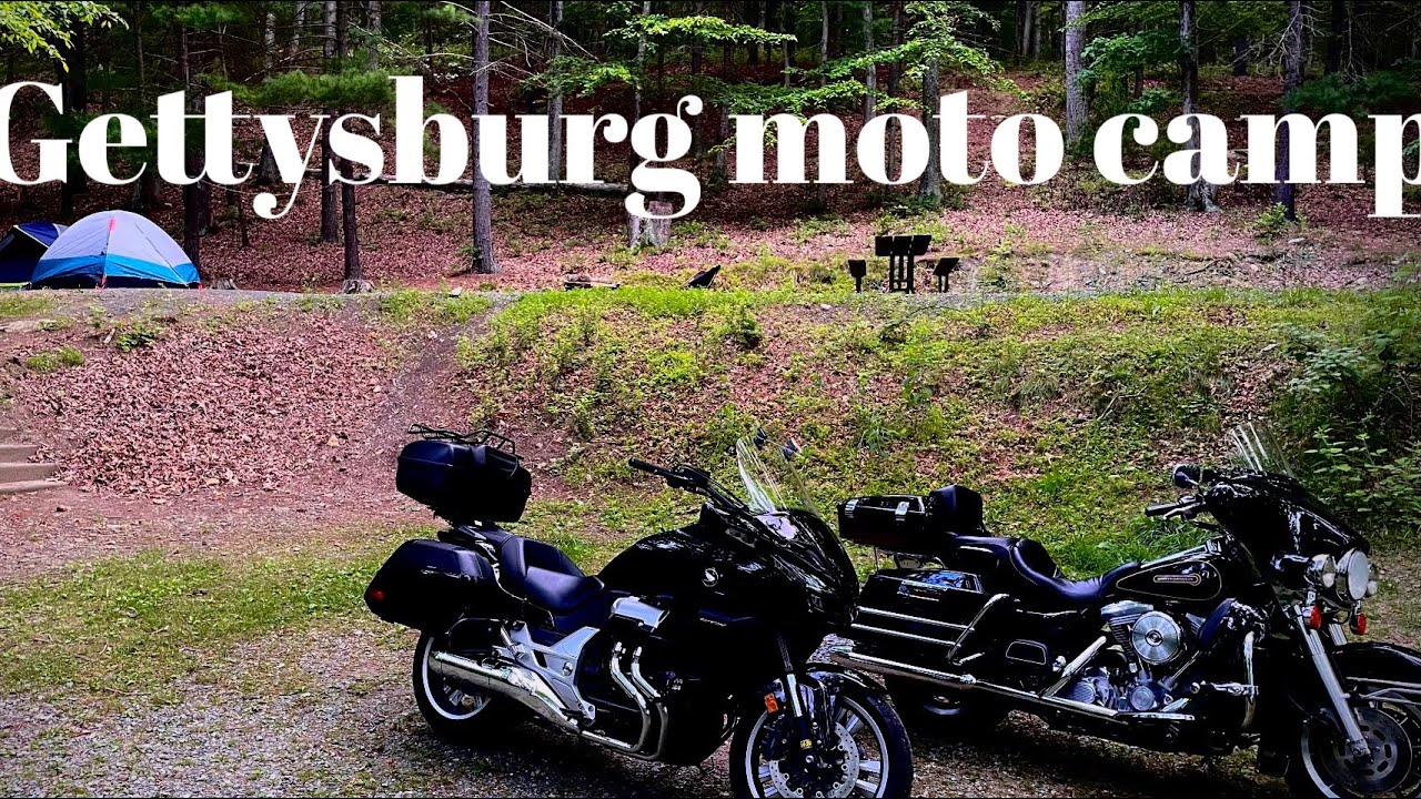 Gettysburg motorcycle camp trip