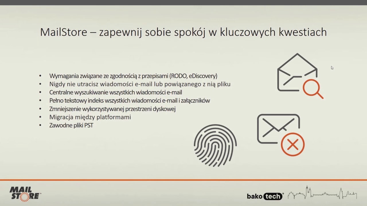 MailStore Webinar | Wdrożenie archiwizacji w 20 minut