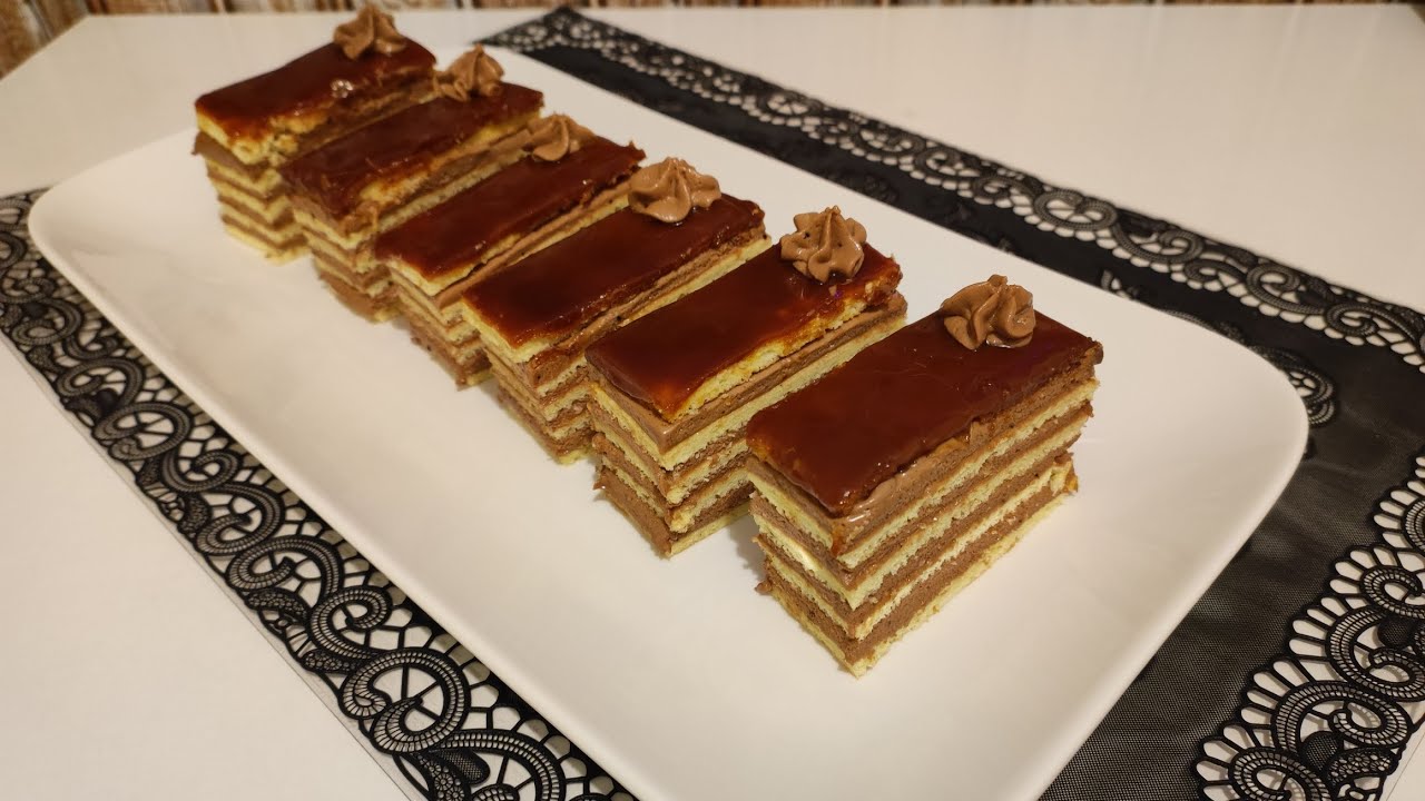 Prăjitură Doboș ~ Gâteau Doboș