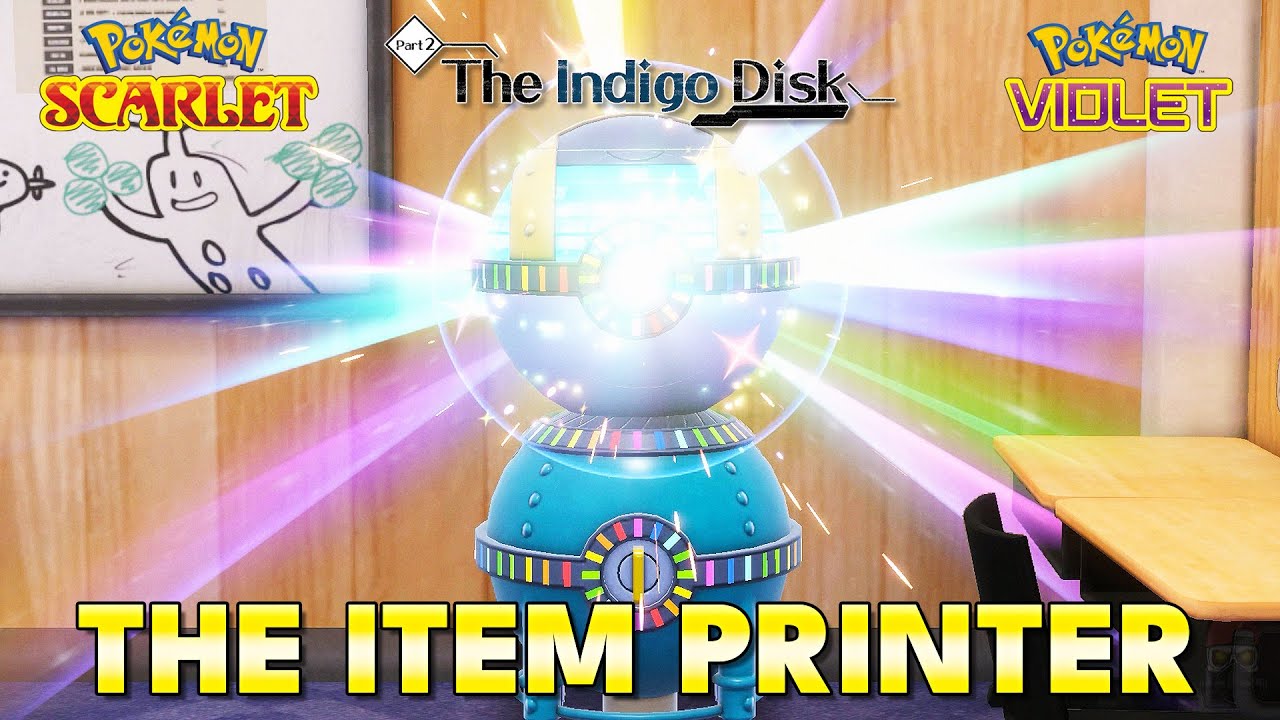 The NEW Item Printer Explained in Pokemon Scarlet and Violet Indigo Disk DLC