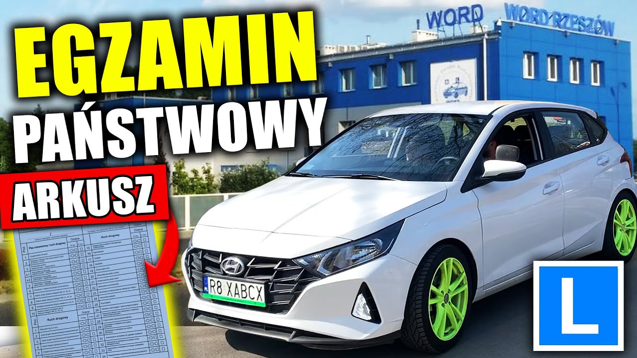 JAZDA Z ARKUSZEM PRZEBIEGU EGZAMINU - JAK WYGLĄDA EGZAMIN NA PRAWO JAZDY B? INSTRUKTORZY TŁUMACZĄ