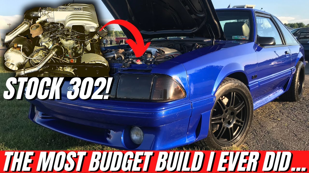 Может ли Bone Stock 302 выдать 500 л.с. при ограниченном бюджете? Turbo Fox Body Mustang