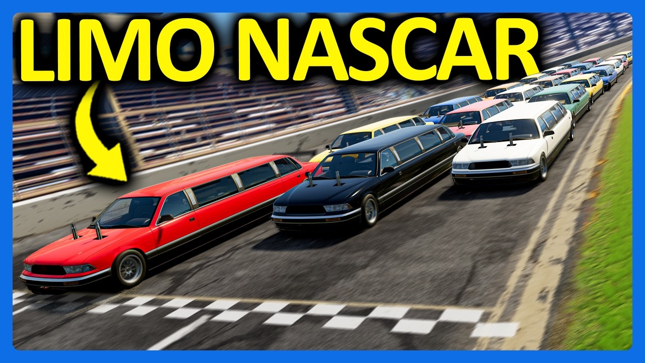 BeamNG Online : LIMO NASCAR!!