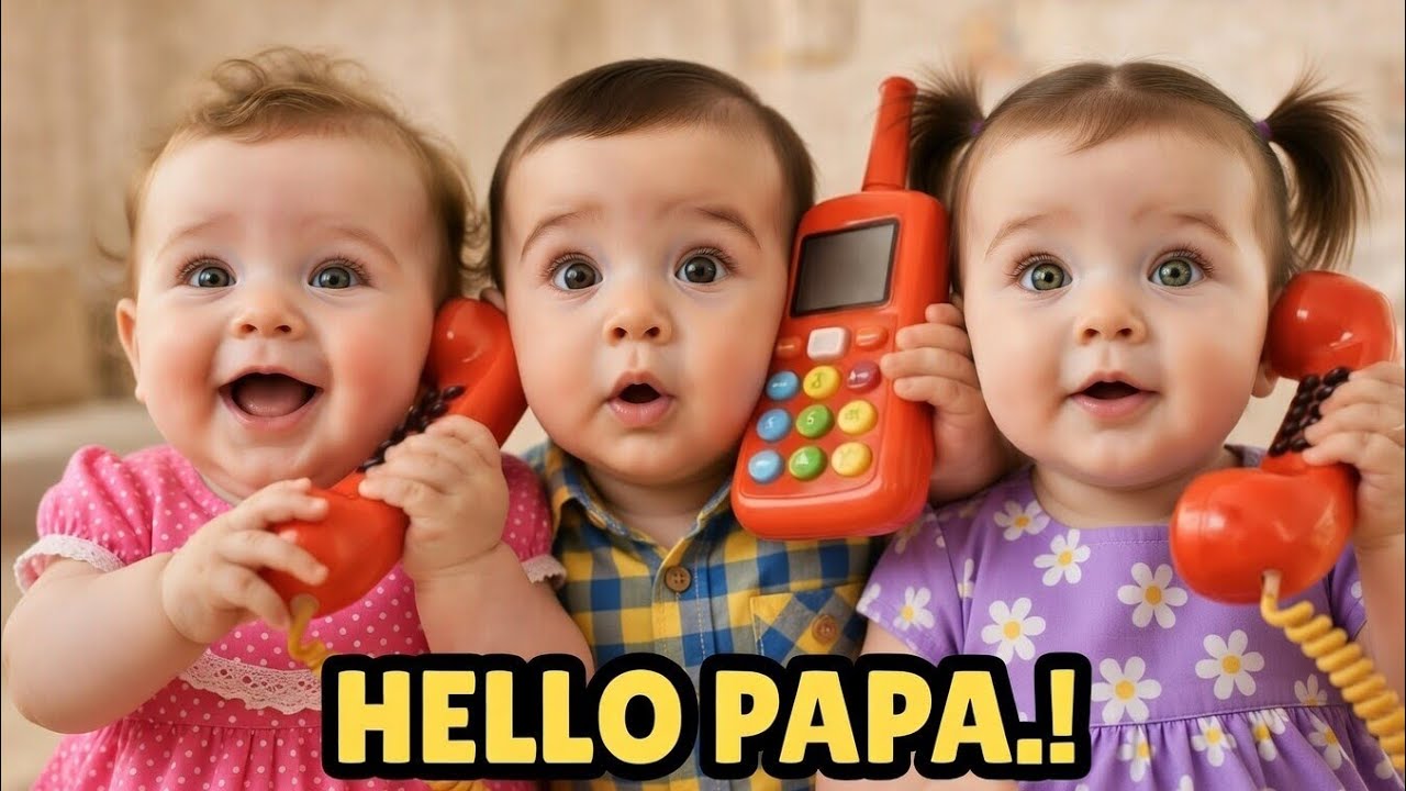 Hello Papa! 👶📞 Cutest Babies Calling Papa | Try Not To Smile 