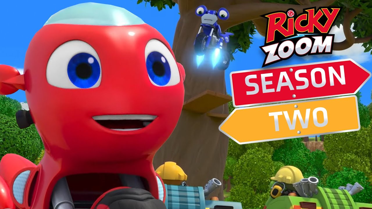 The Woodland Bike ⚡️Season Two ⚡️ Motorcycle Cartoon | Ricky Zoom