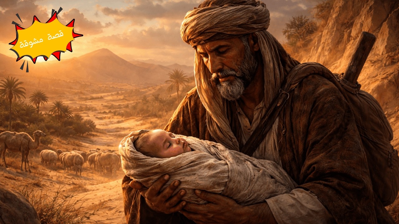 قصة الراعي الذي عثر على طفلٍ في الصحراء فغيّر الله به حياته إلى الأبد #قصص