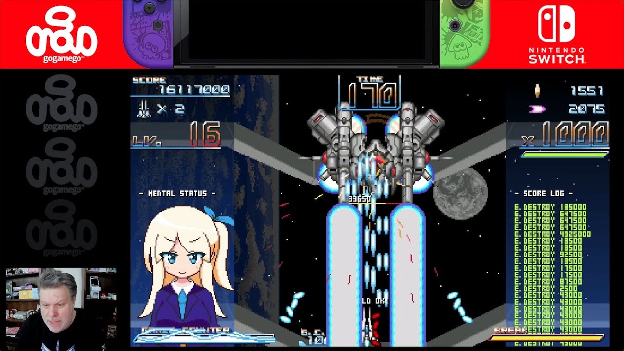 First Look at the Japanese Graze Counter GM Demo for the Nintendo Switch | shmup | gogamego
