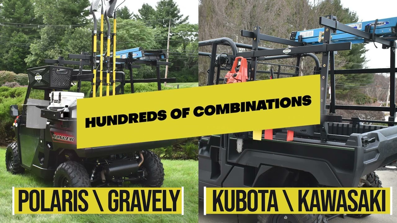 UTV Bed-Mount Tool Rack System