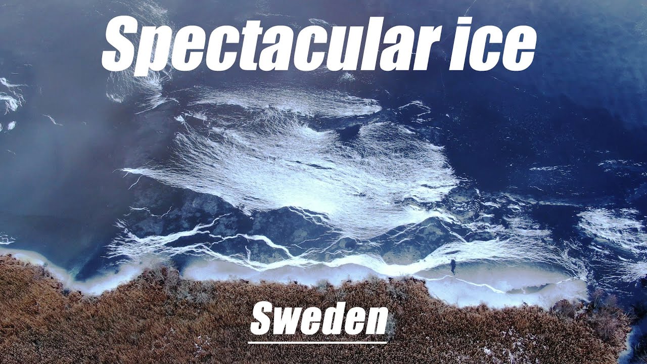 Spectacular ice - Fantastic lake ice in Sweden