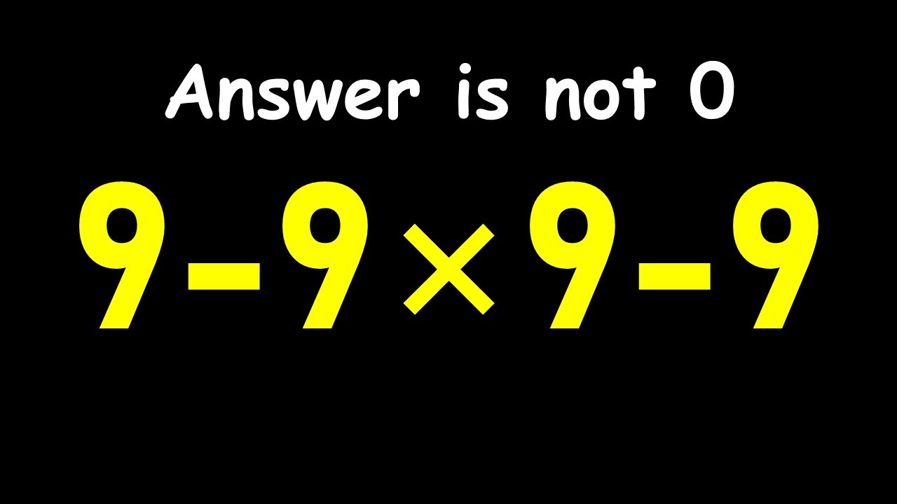Most People Get This Math Question Wrong!