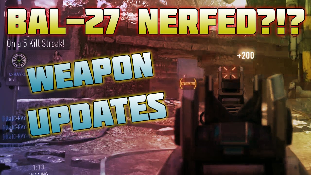 Bal-27 Nerfed?!? - COD: Advanced Warfare - Patch Overview