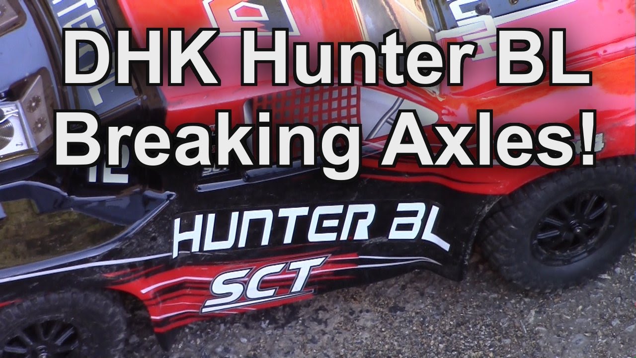 DHK Hunter BL SCT RC Truck Testing, Upgrade Axles and Tires.