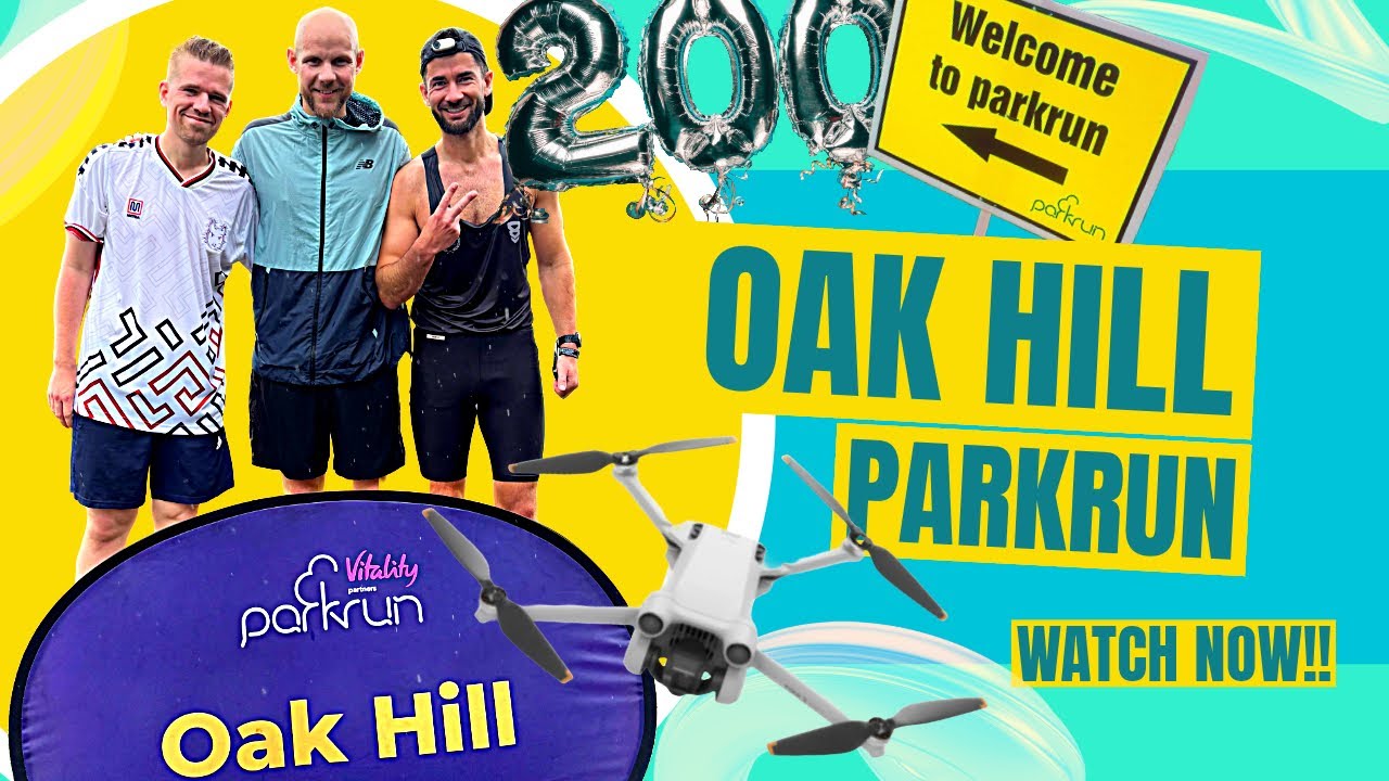 Oak Hill Parkrun - My 200th Parkrun on a rainy Saturday in September