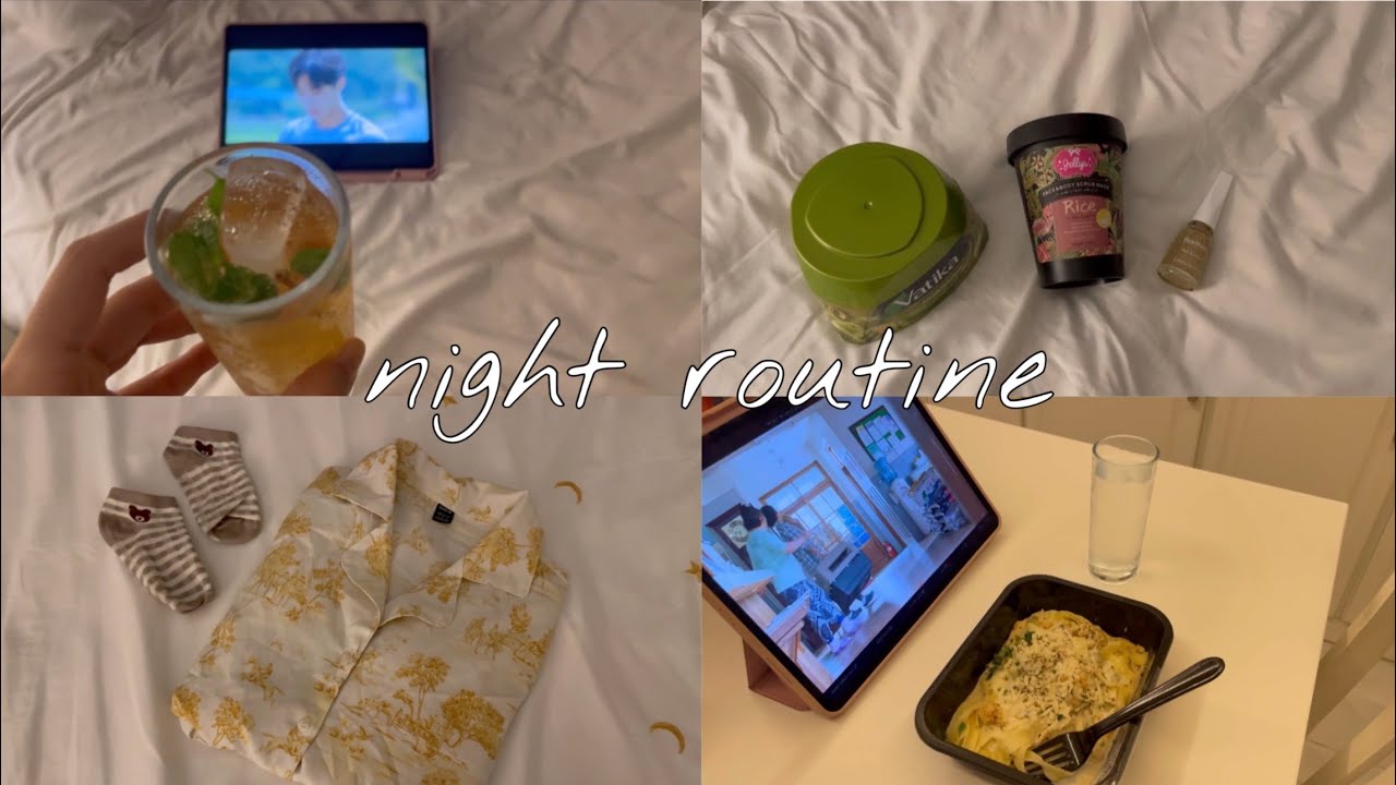فلوق روتيني المسائي | my night routine✨