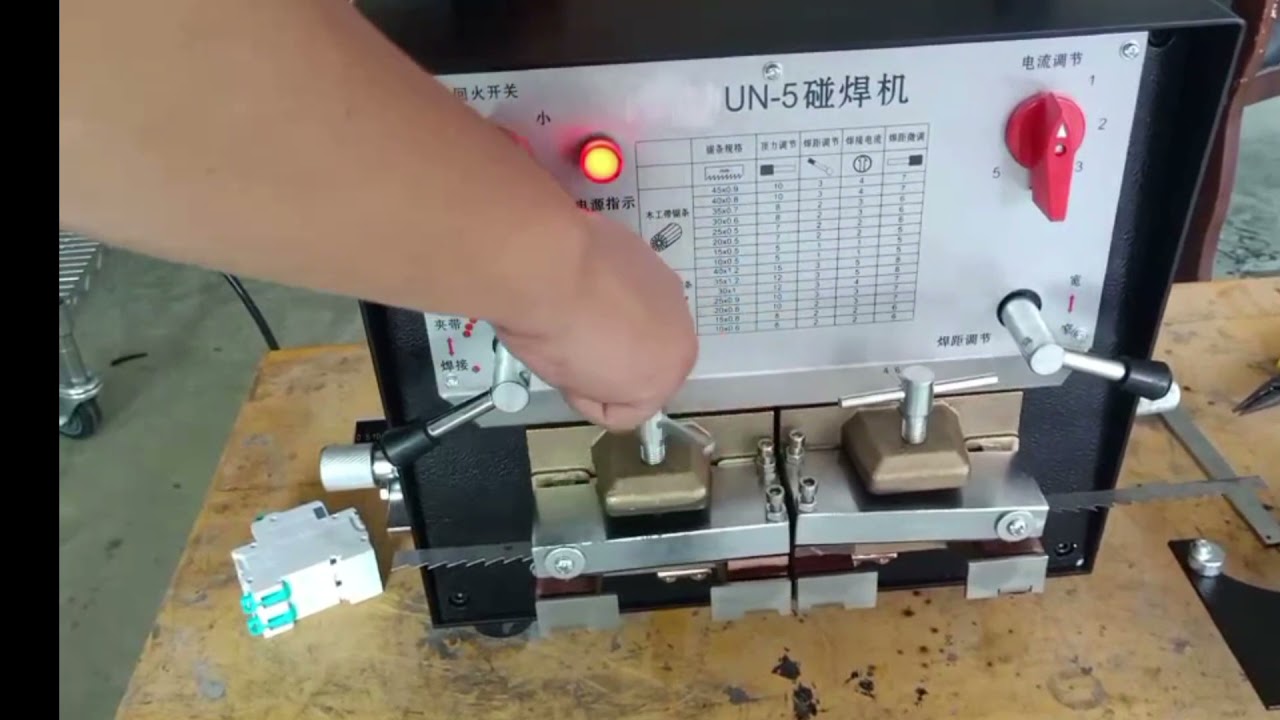 Mini Bandsaw Blade Butt Welder for 10~41mm width saw blade