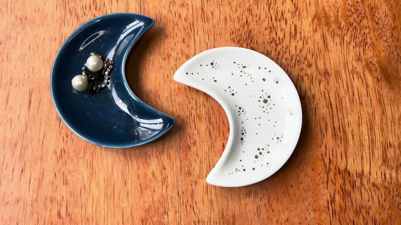 Moon Trinket Tray Jewelry Dish Review #amazonhomefinds #amazondecor #founditonamazon