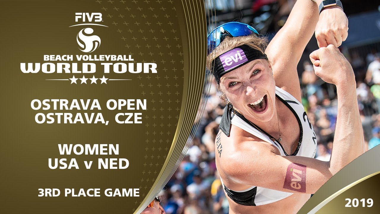 Women's Bronze Medal: USA vs NED | 4* Ostrava (CZE) - 2019 FIVB Beach Volleyball World Tour