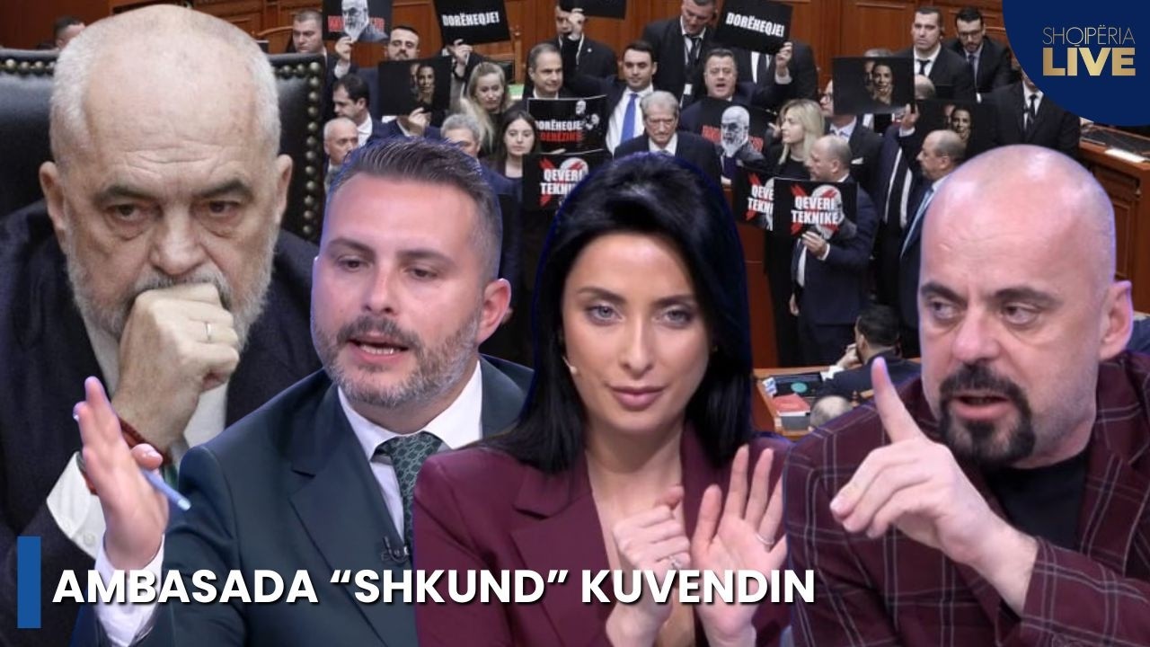 Urgjente, ambasada “shkund” kuvendin, reagon Edi Rama! “Nuk arrestohet” sherri në studio!