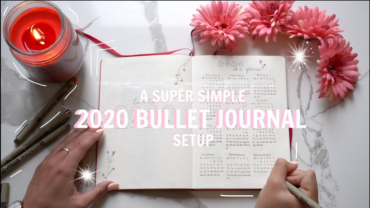 SIMPLE 2020 BULLET JOURNAL SETUP!