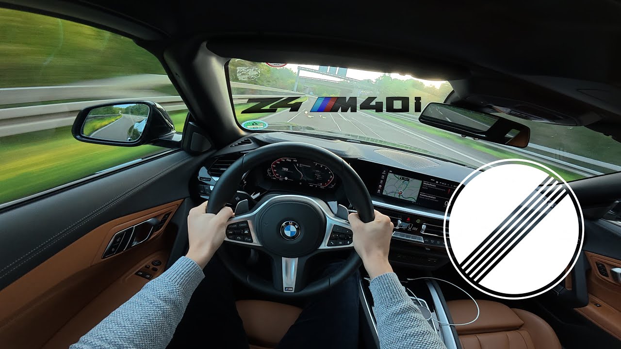 BMW Z4 M40i Morning Run on the Autobahn (POV | No Speed Limit)